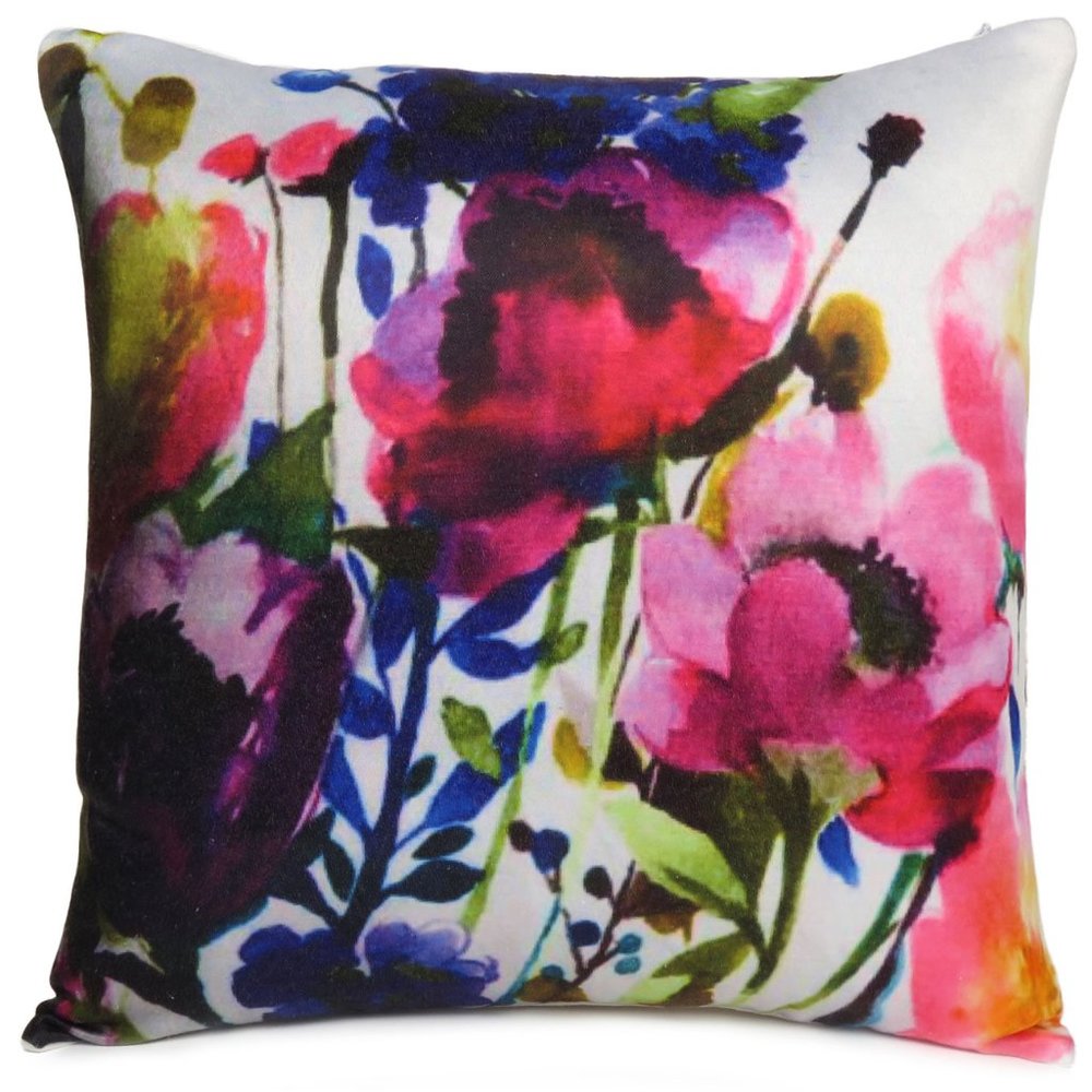 Oussum Home Decorative Floral Digital Print Cushion Pillow Cover Pillow Case